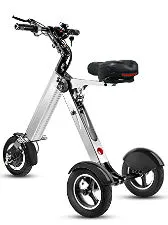TopMate ES32 Electric Scooter 3 Wheels Foldable Trike with Seat for Adults, Light Weight Mobility with Reverse Function and Key...
